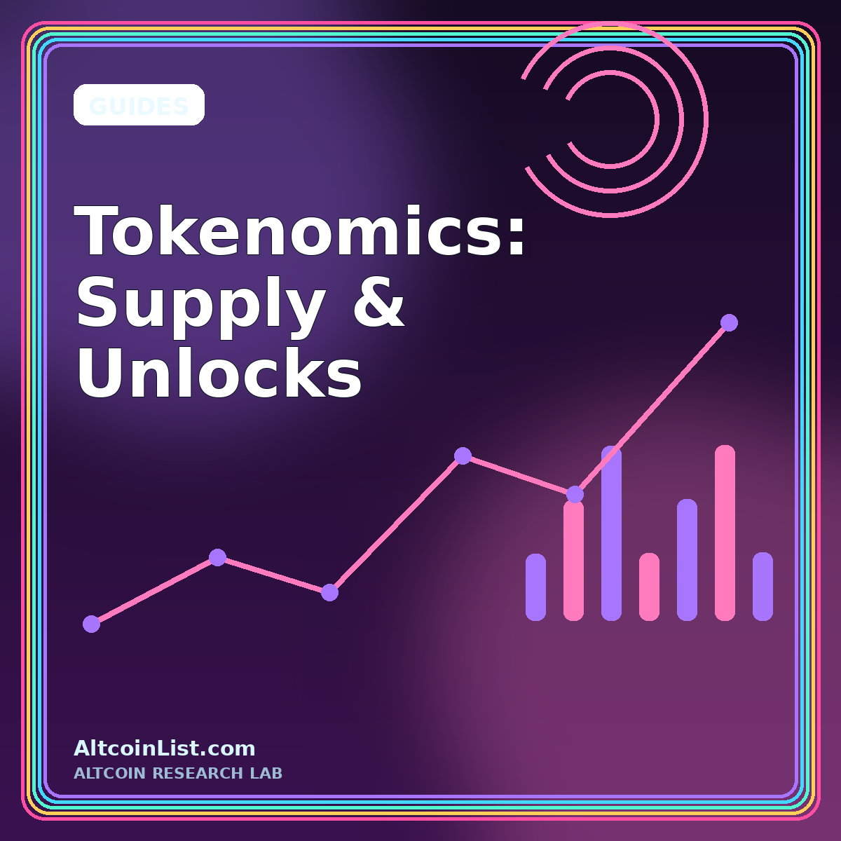 Tokenomics: Supply & Unlocks — AltcoinList.com featured graphic