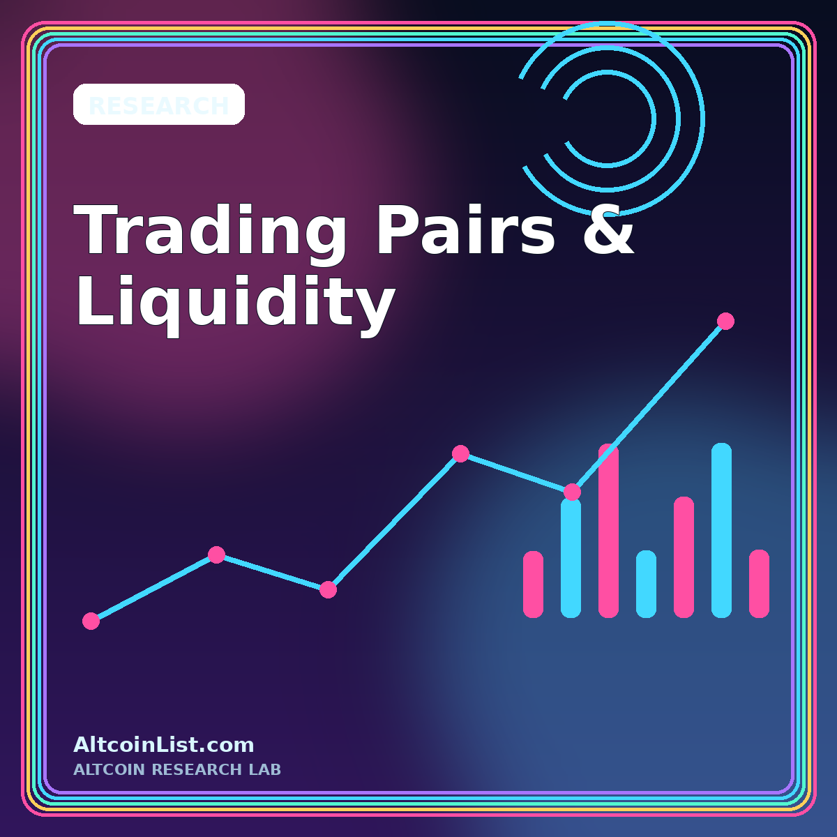 Trading Pairs & Liquidity — AltcoinList.com featured graphic